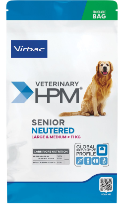 Ração para Cão Virbac HPM Senior Neutered Dog Large & Medium | 12 kg