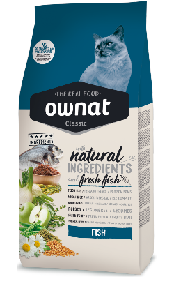 Ração para Gato Ownat Classic Fish | 400 g