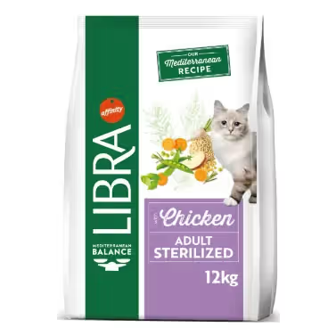 Libra Gato Esterilizado Frango - Ração seca para gato esterilizado