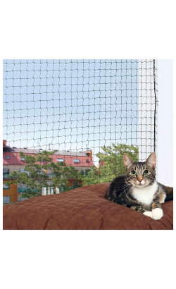 Rede de Proteção para Gatos Trixie | Preto | 2 x 1,5 m