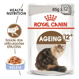 Royal Canin Ageing +12 in Jelly Gato Sénior - Ração húmida para gato para suporte renal e articular
