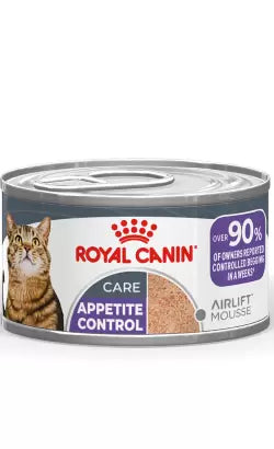 Royal Canin Care Appetite Control Adult Cat Airlift Mousse - Wet cat food for weight control