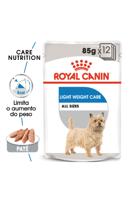 Ração húmida para Cão Royal Canin Dog Light Weight Care | Wet (Saqueta) | 12 x 85 g