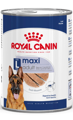 Ração húmida para Cão Royal Canin Dog Maxi Adult 5+ Loaf | Wet (Lata) | 12 x 410 g