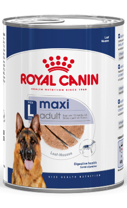 Ração húmida para Cão Royal Canin Dog Maxi Adult Loaf | Wet (Lata) | 12 x 410 g