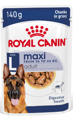 Ração húmida para Cão Royal Canin Dog Maxi Adult | Wet (Saqueta) | 10 x 140 g