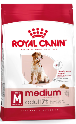 Ração para Cão Royal Canin Dog Medium Adult 7+ | 4 Kg