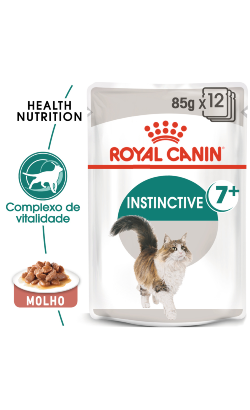 Ração húmida para Gatos Royal Canin Cat Instinctive +7 in Gravy | Wet (Saqueta) | 12 x 85 g