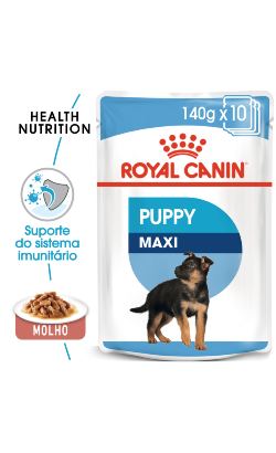 Ração húmida para Cão Royal Canin Dog Maxi Puppy | Wet (Saqueta) | 10 x 140 g