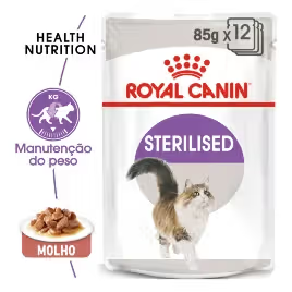 Royal Canin Sterilised Gato Adulto em Molho - Ração húmida para gato esterilizado