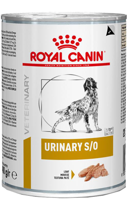 Ração Veterinária húmida para Cão Royal Canin Vet Urinary S/O Canine | Wet (Lata) | 12 x 410 g