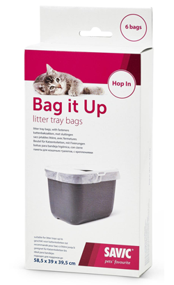 Sacos Higiénicos para Gatos Savic Bag it Up - WC Hop In | 1 Unidade