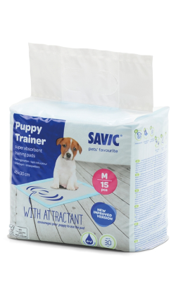 Savic Tapetes para cão Puppy Trainer Pads | M | 50 Unidades