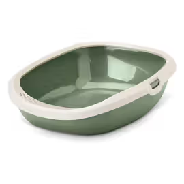 Caja de arena para gatos Savic WC Cat Gizmo Happy Planet Verde