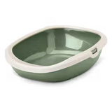 Caja de arena para gatos Savic WC Cat Gizmo Happy Planet Verde