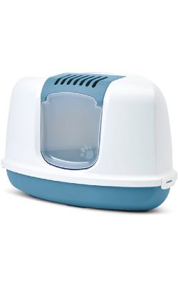 Casa de banho para Gatos Savic WC Nestor Corner | Cinzento