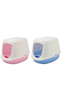 Casa de banho para Gatos Savic WC Toilet Home Duchesse | Azul Bebé