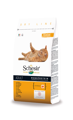 Ração para Gatos Schesir Cat Adult with Chicken | 400 g