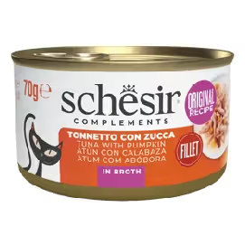 Schesir Gato Adulto Atum com Abóbora - Ração húmida para gato