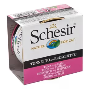 Schesir Adult Cat Tuna with Ham in Jelly - Wet cat food