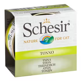 Schesir Gato Adulto Atum em Caldo - Ração húmida para gato