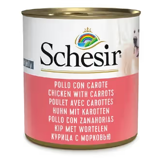 Schesir Adult Dog Chicken and Carrot in Jelly - Wet dog food