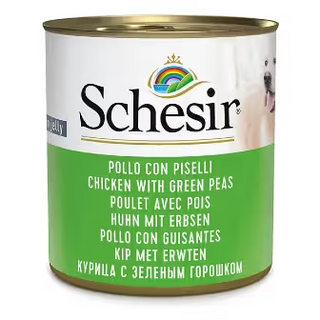 Schesir Adult Dog Chicken and Peas in Jelly - Wet dog food