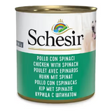Schesir Perro Adulto Pollo y Espinacas en Gelatina - Comida húmeda para perro