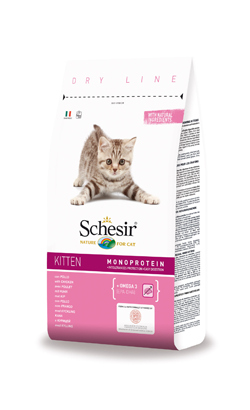 Ração para Gatos Schesir Cat Kitten with Chicken | 400 g