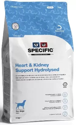 Specific CKD-HY Heart and Kidney Support Hydrolysed Dog Salmon - Dry food for dogs with kidney and heart failure