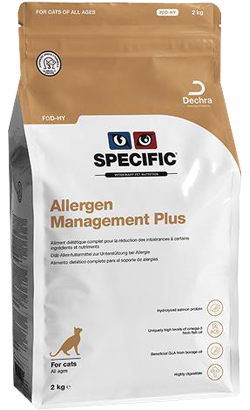 Ração Veterinária para Gatos Specific Cat FOD-HY Allergy Management Plus | 2 kg