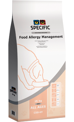 Ração Veterinária para Cão Specific Dog CDD-HY Food Allergy Management | 12 kg