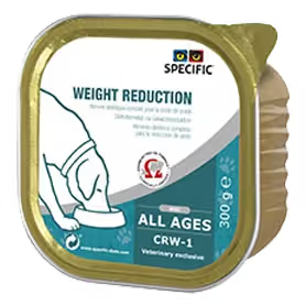 Specific CRW-1 Weight Reduction Cão Porco - Ração húmida para cão com excesso de peso ou diabetes