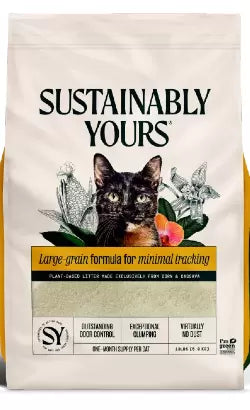 Sustainably Yours Large Grains Gato - Arena para gatos