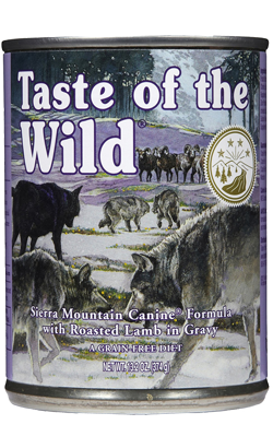 Ração húmida para Cão Taste of the Wild Sierra Mountain Canine Formula | Wet (Lata) | 12 x 390 g