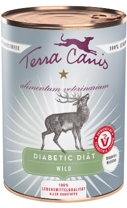 Ração Veterinária húmida para Cão Terra Canis Ali-Vet Diabético Carne de Caça | Wet (Lata) | 400 g