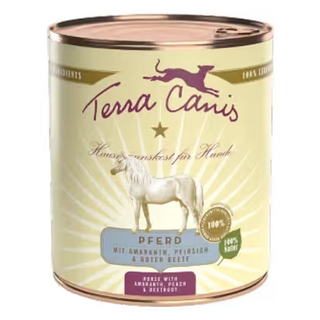 Terra Canis Cão Adulto Cavalo com Amaranto, Pêssego e Beterraba - Ração húmida para cão