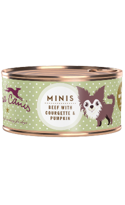 Ração húmida para Cão Terra Canis Mini Vaca com Courgette e Abóbora | Wet (Lata) | 100 g