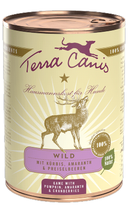 Ração húmida para Cão Terra Canis Veado com Abóbora, Amaranto e Arando | Wet (Lata) | 400 g