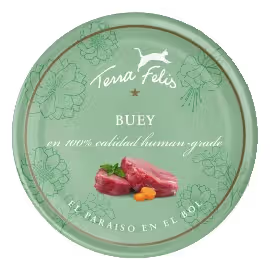 Terra Felis Gato Adulto Bovino Grain-Free - Ração húmida para gato