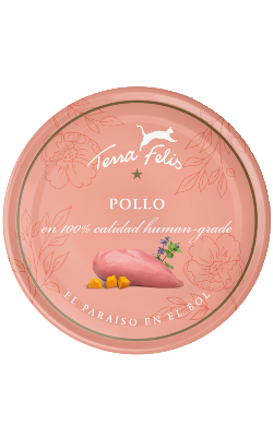 Ração húmida para Gatos Terra Felis Frango | Wet (Lata) | 12 x 80 g