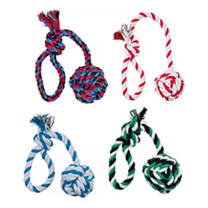 Brinquedo para cão Trixie Brinquedo Denta Fun Playing Rope - Cores Sortidas