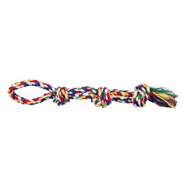 Trixie Denta Fun Playing Rope Dog Toy with Handle