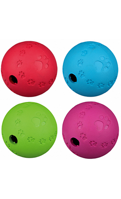 Brinquedo para cão Trixie Brinquedo Dog Activity Snack Ball | ø 6 cm - Cores Sortidas | 1 Unidade