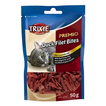 Trixie Cat Snack Premium Duck Filet Bites Cat Biscuits