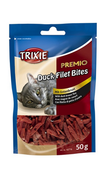 Biscoitos para Gato Trixie Cat Snack Prémio Duck Filet Bites | 50 g
