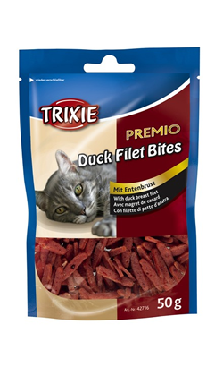 Biscoitos para Gato Trixie Cat Snack Prémio Duck Filet Bites | 50 g