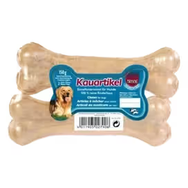 Huesos masticables de cuero crudo Trixie para perros (2 unidades)