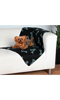 Trixie Cobertor Beany Blanket | Preto para cão | 100 cm x 70 cm