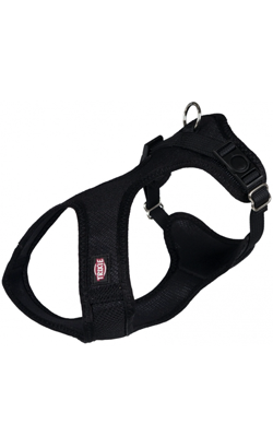 Peitoral para cão Trixie Comfort Soft Touren-Geschirr Black | S-M